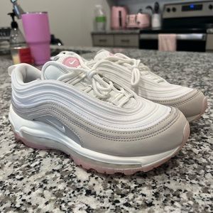 Light pink & white Nike air max 97